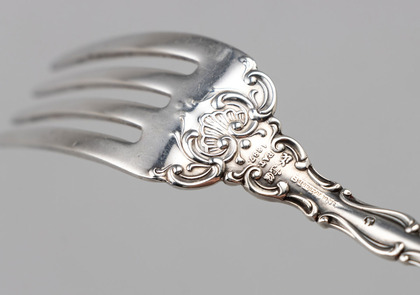 Gorham Sterling Silver Strasbourg Dessert Forks (Set of 6) - 1897